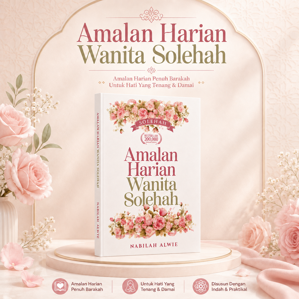 Isi kandungan buku Amalan Harian Wanita Solehah